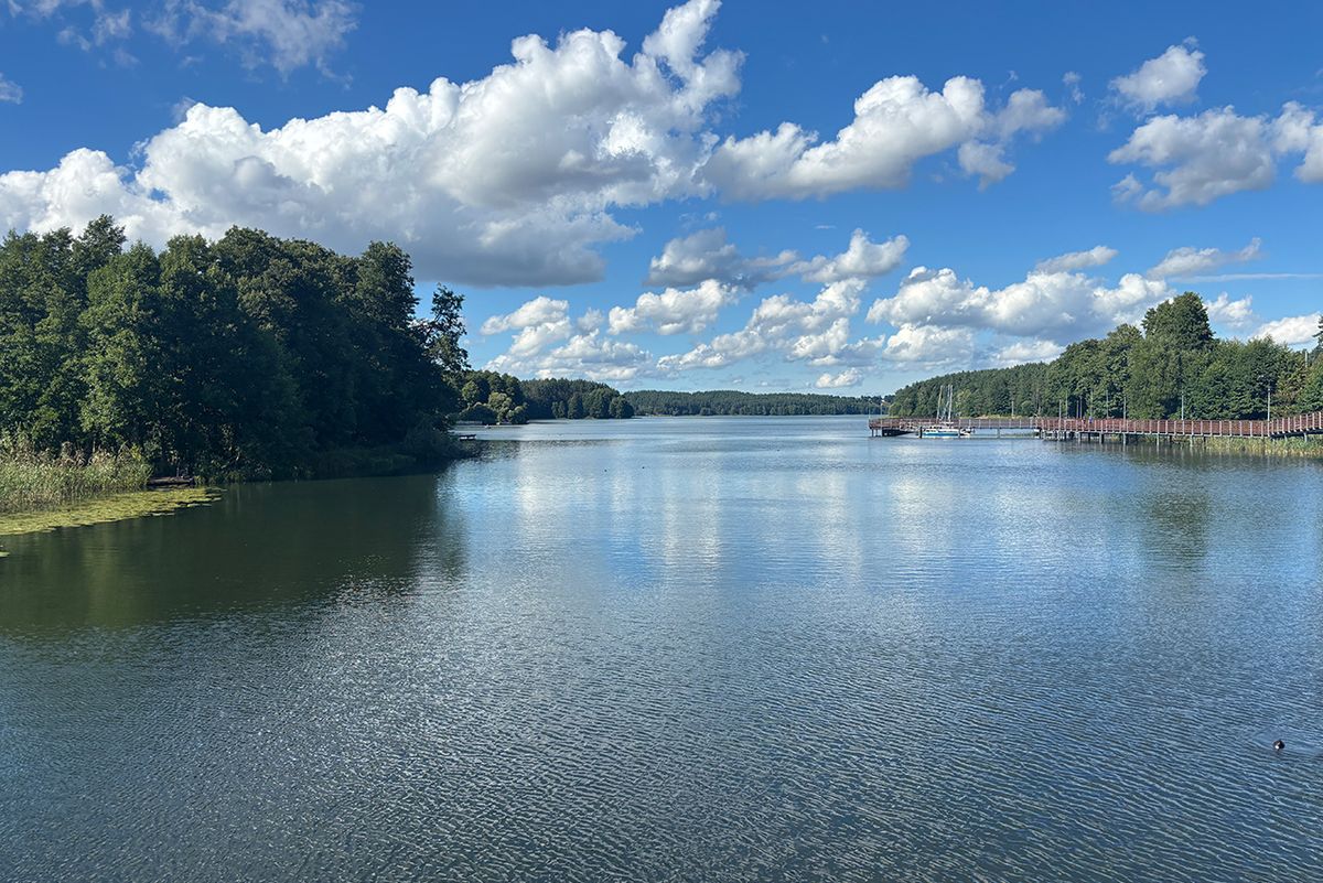 Jezioro Raduńskie Górne na Kaszubach