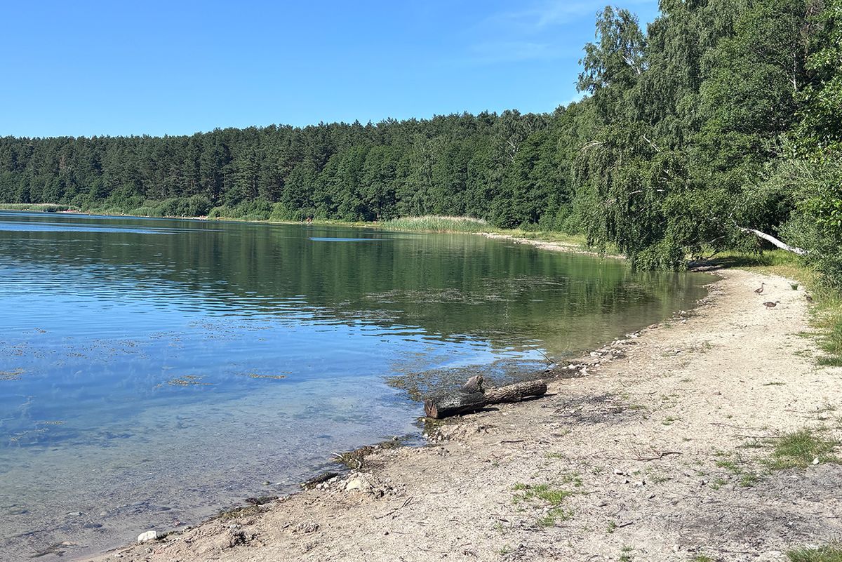 Czyste jezioro na Kaszubach
