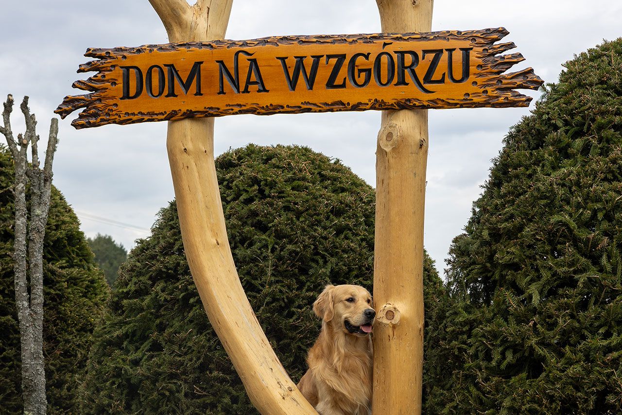 Dom na Kaszubach przyjazny psom.