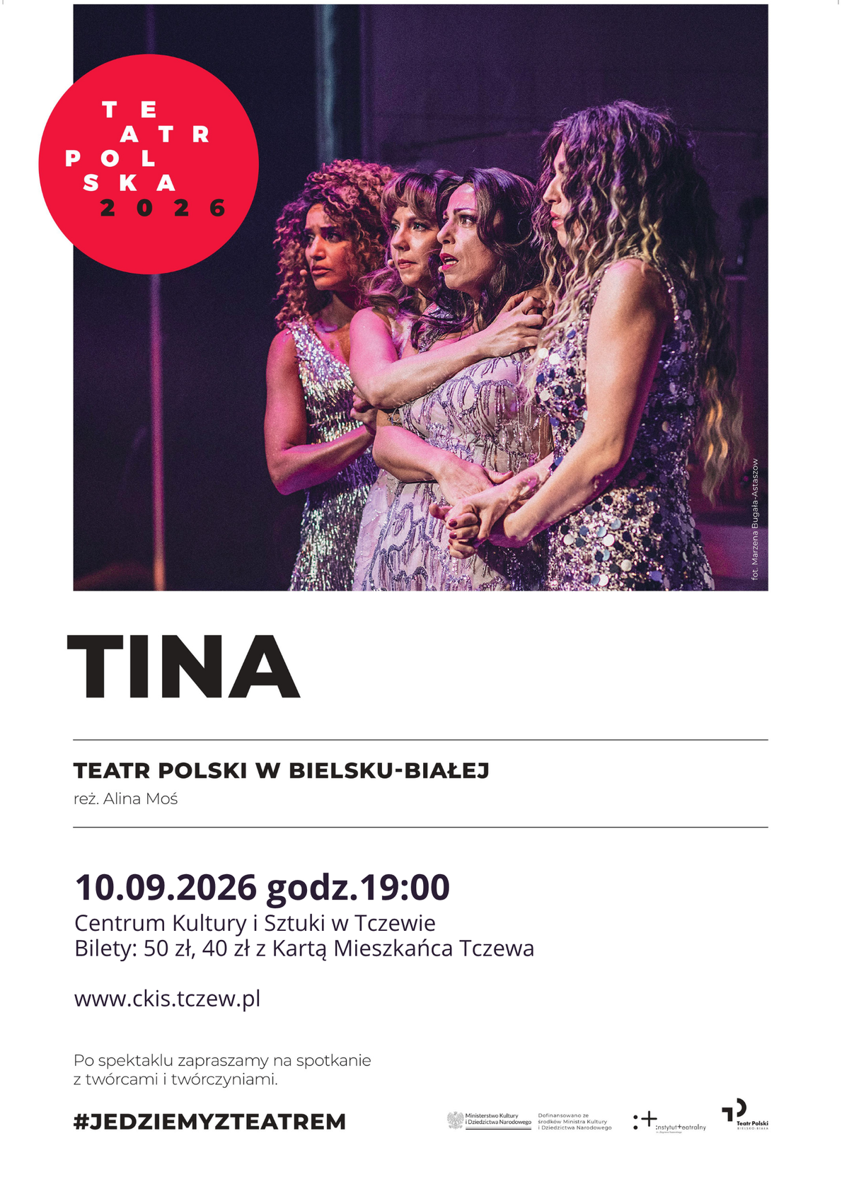 TINA. Spektakl Teatr Polska 2026 w Tczewie.