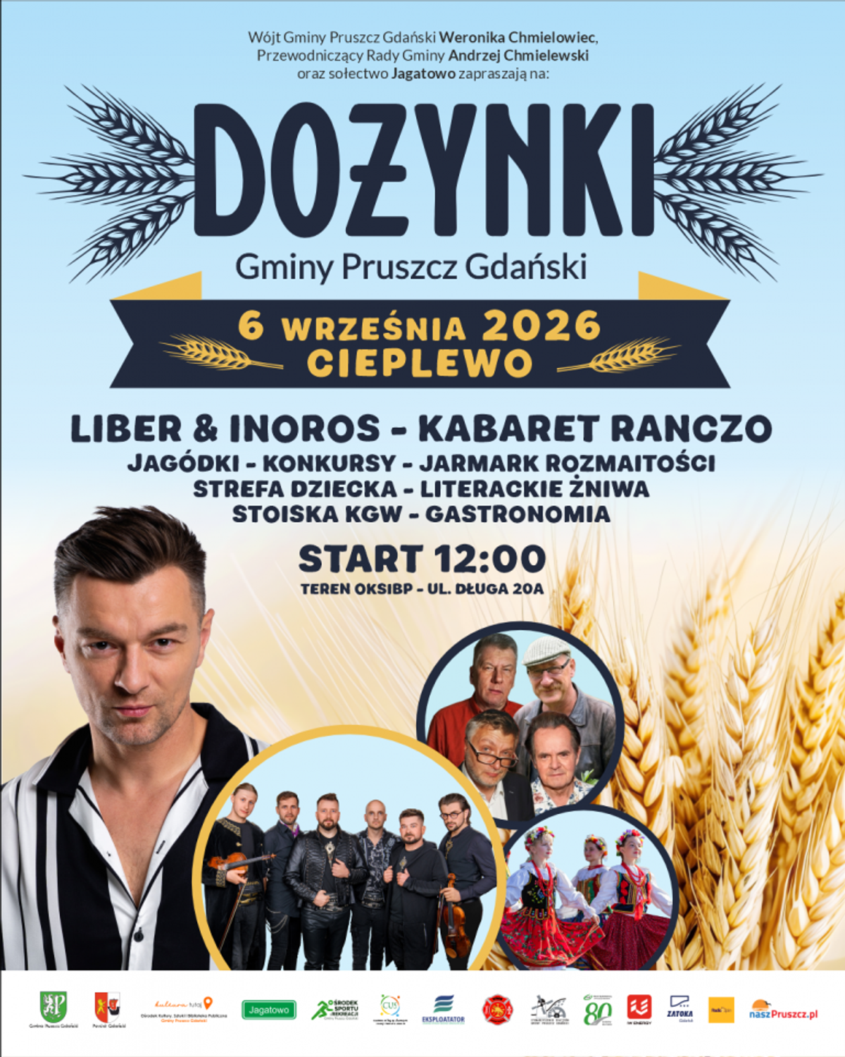Dożynki Gminy Pruszcz Gdański 2026 w Cieplewie