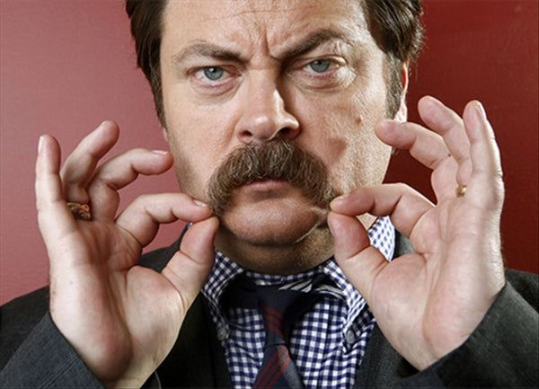 Ron Swanson: We Moustache You A Question.