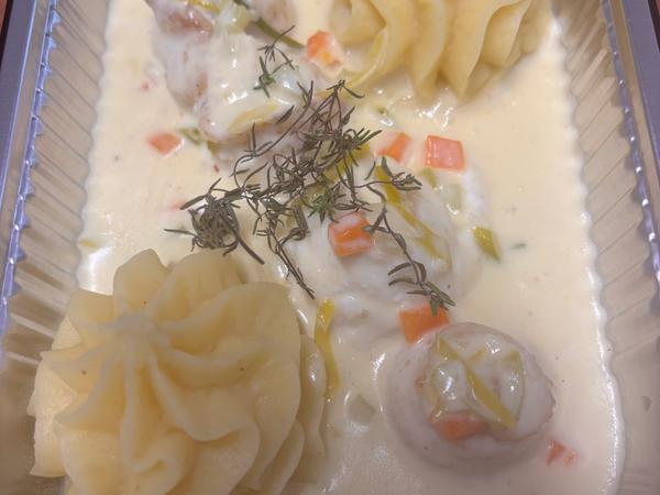 Sole champagne pts légumes 