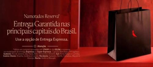 Dia dos Namorados Reserva Entrega Garantida até 10/06
