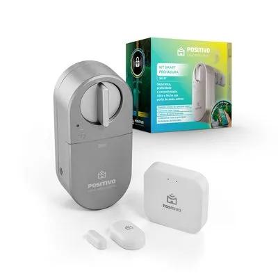 Kit Smart Fechadura Wi-Fi Positivo Casa Inteligente