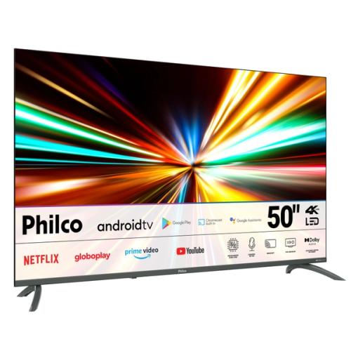 Smart TV 50" Philco 4K LED Android Dolby Audio P50EAA