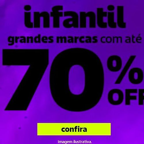 Roupas e Calçados Infantis com Até 70% OFF