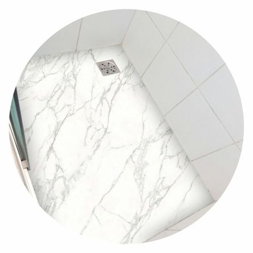 Piso Box Vinil Antiderrapante Mármore Carrara - 1,20 X 0,80 Metros