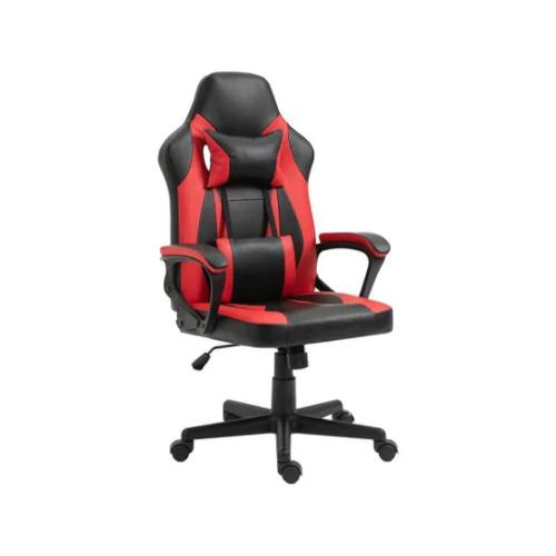 Cadeira Gamer Otello Preto e Vermelho - Prata+Vermelho
