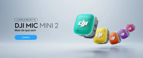 Lançamento Microfone Dji Mic Mini 2 a Partir de R$439