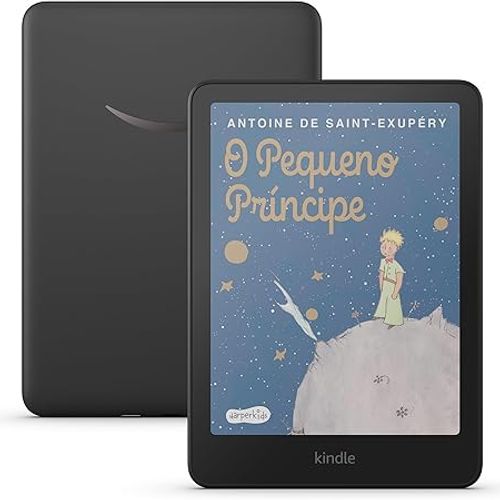 Kindle Colorsoft (16 GB) - Com tela colorida e temperatura de luz ajustável - Cor Preta