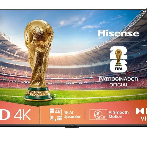 Hisense Smart TV 4K 58 Polegadas 58A6NV com Dolby Vision, HDR10, HLG, Dolby Gaming, Film Maker, DTS Virtual X, Compatibilidade Alexa e Google Home