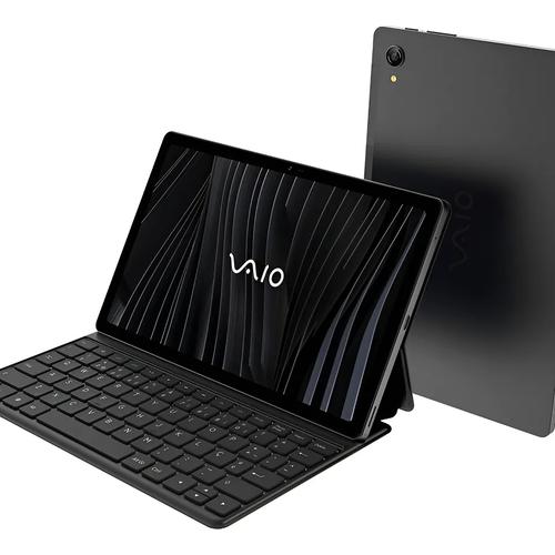 Tablet VAIO TL10 8GB 128GB Octa-Core, Tela 10.4” 2K, 4G WiFi, Câmera 8MP + Selfie 5MP, 7000mAh, Android 13, com Teclado de Conexão Inteligente – Preto