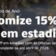 15% OFF em Estadias no Booking. Reserve Agora e Hospede-se Até ABRIL/26