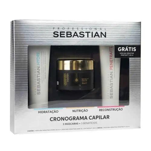 Kit Sebastian Professional Cronograma Capilar Ganhe Máscara de Reconstrução 150ml