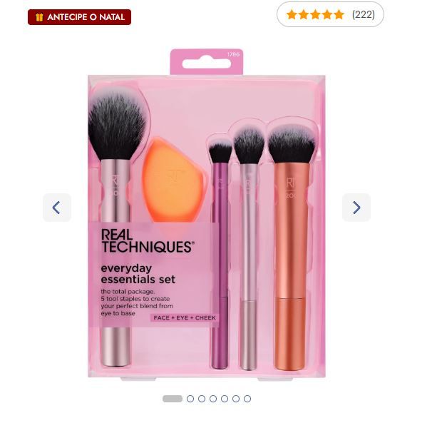 Kit Real Techniques Everyday Essentials (5 Produtos)