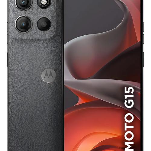 Smartphone Motorola Moto G15 - 256gb 12gb (4gb Ram+8gb Ram Boost) E Camera 50mp Com Ai E Night Vision Bateria De 5200 Mah Tela Fhd+ 6.7 Com Superbrilho Nfc - Grafite