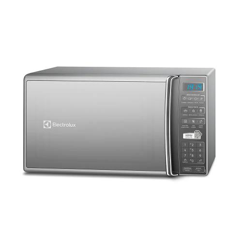 Micro-ondas de Bancada Electrolux Prata 27L com 55 receitas pré-programadas no Menu Online MS37R 127v