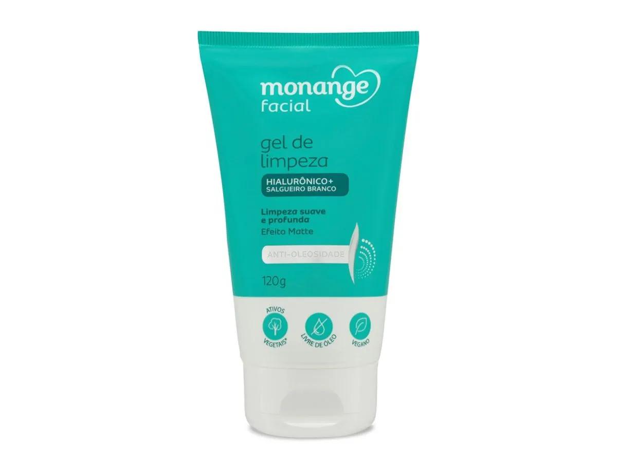Gel de Limpeza Monange Facial Efeito Matte Anti-oleosidade 120g