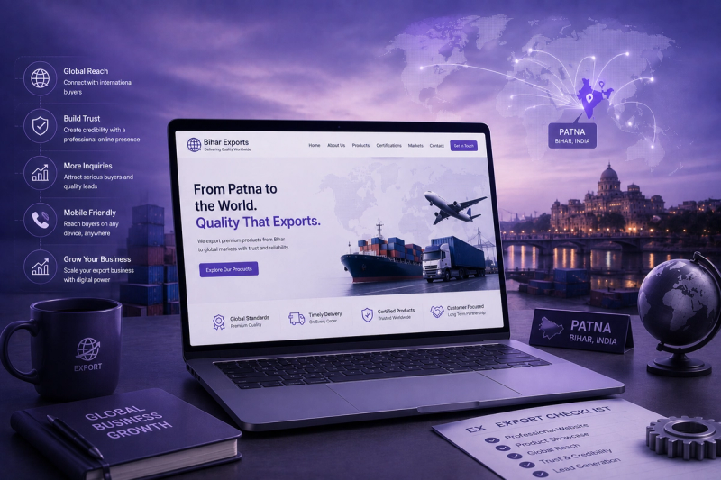 Export Business Website in Patna: What Bihar Exporters Need