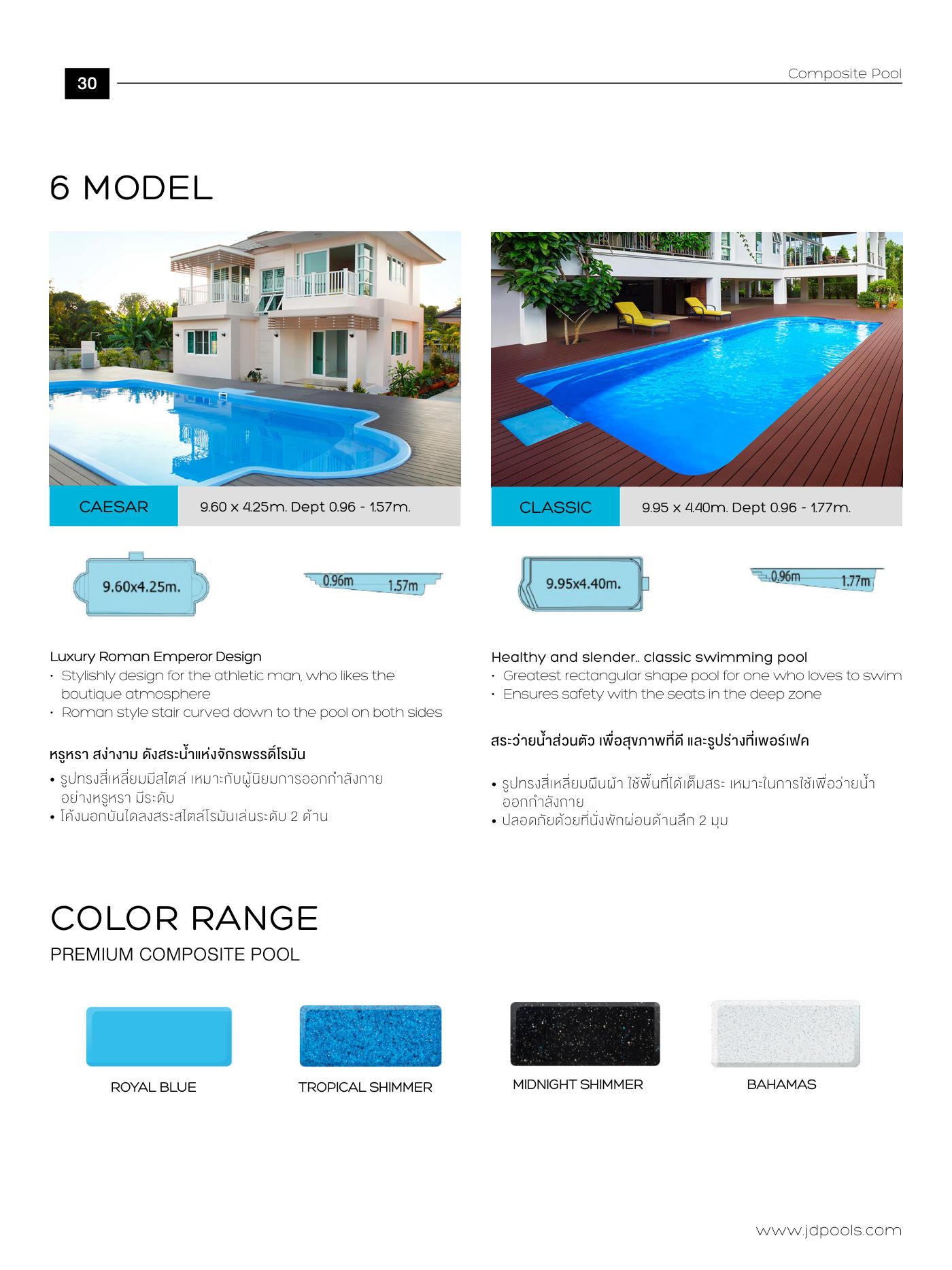 J.D.Pools – Product Directory — 30/96
