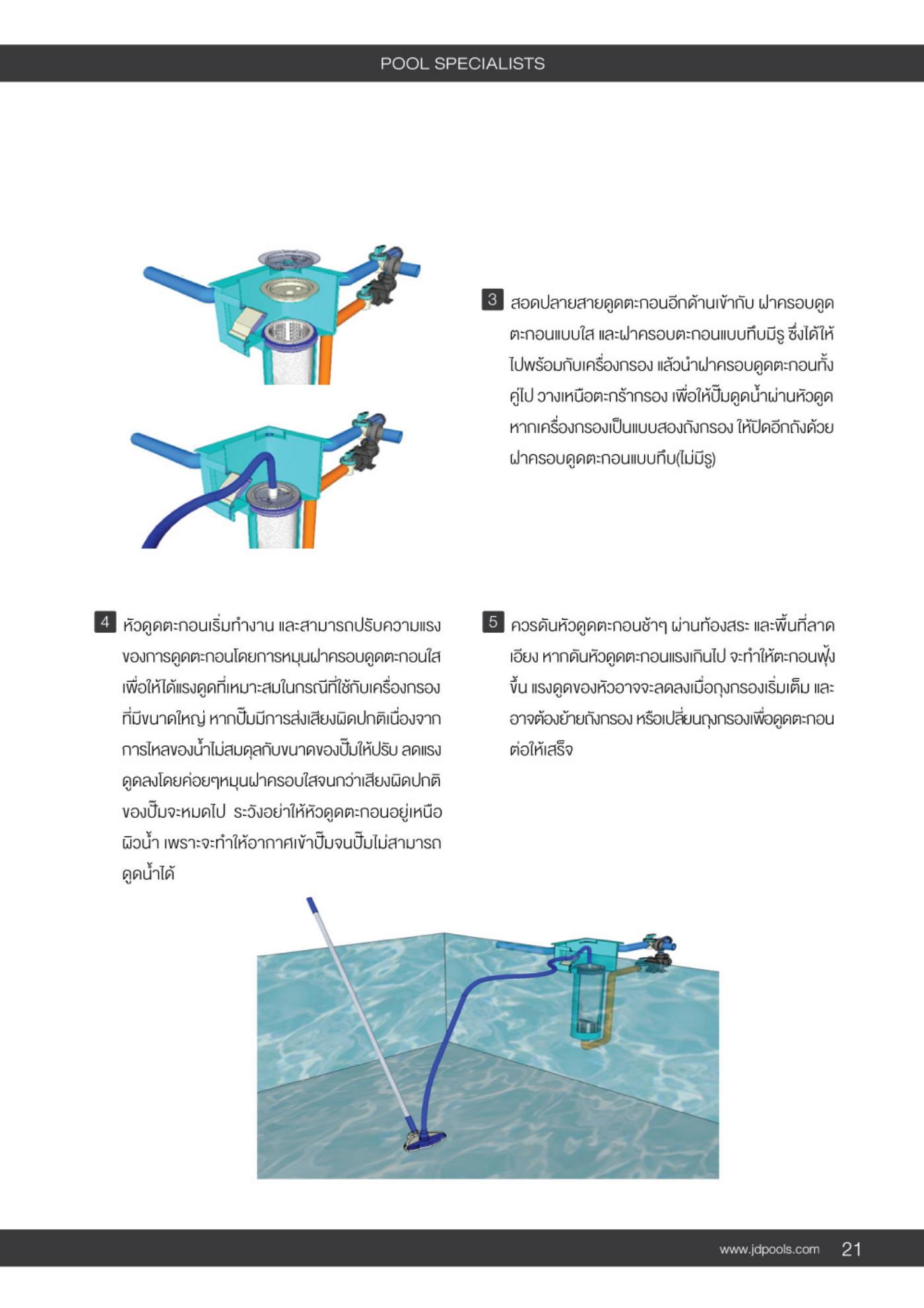 J.D.Pools – Swimming Pool Manual — 21/52