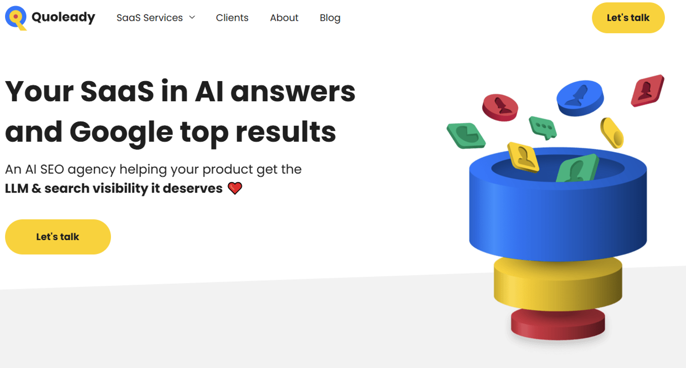 Quoleady homepage