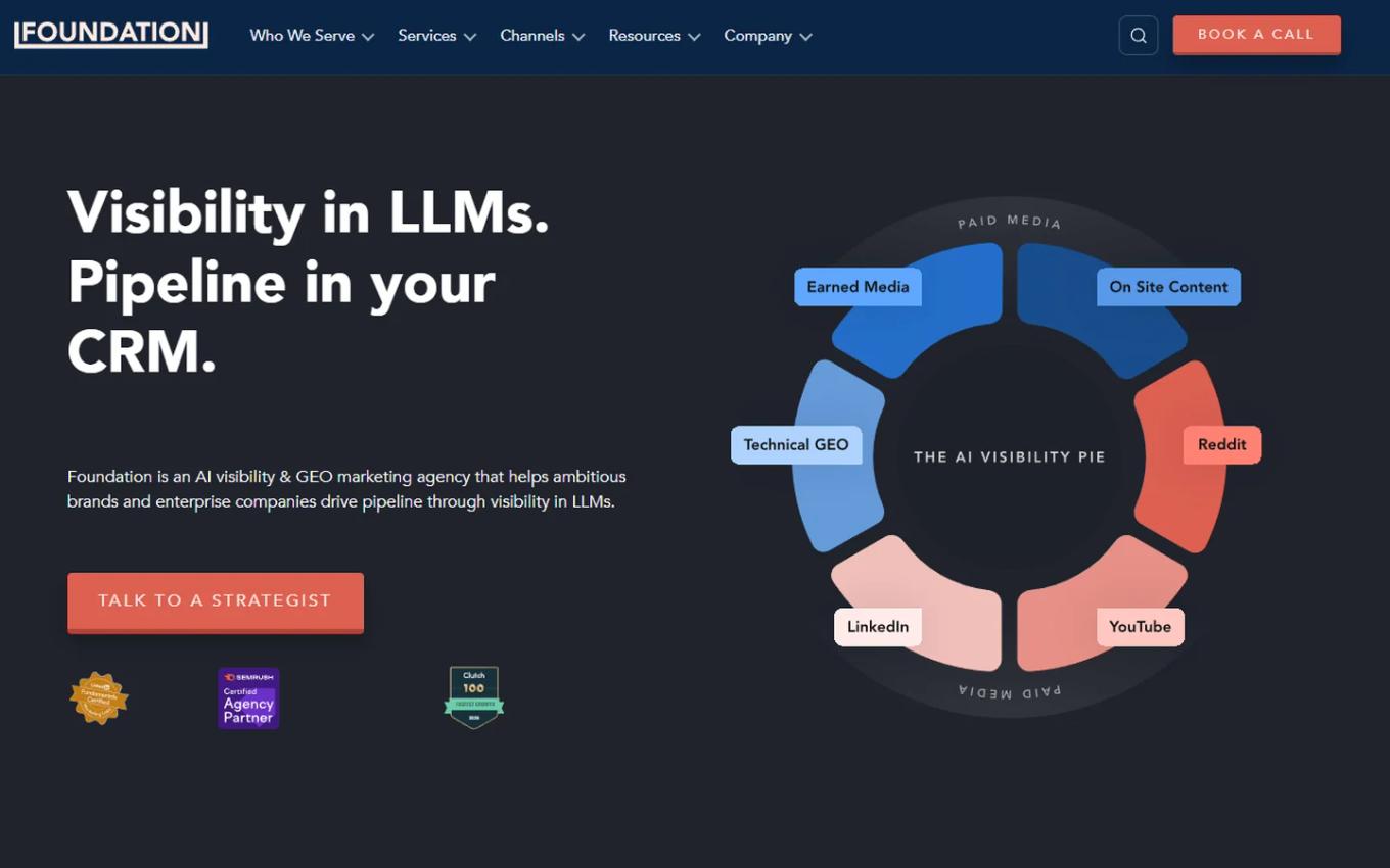 Foundation homepage
