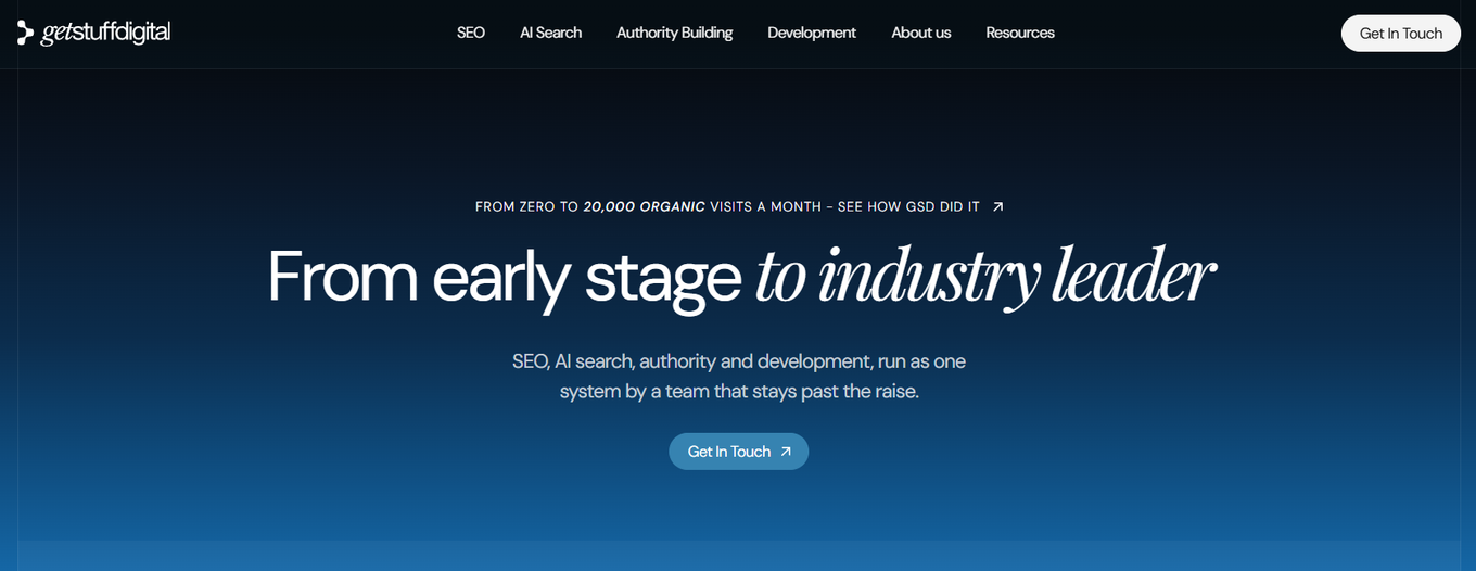 Get Stuff Digital homepage