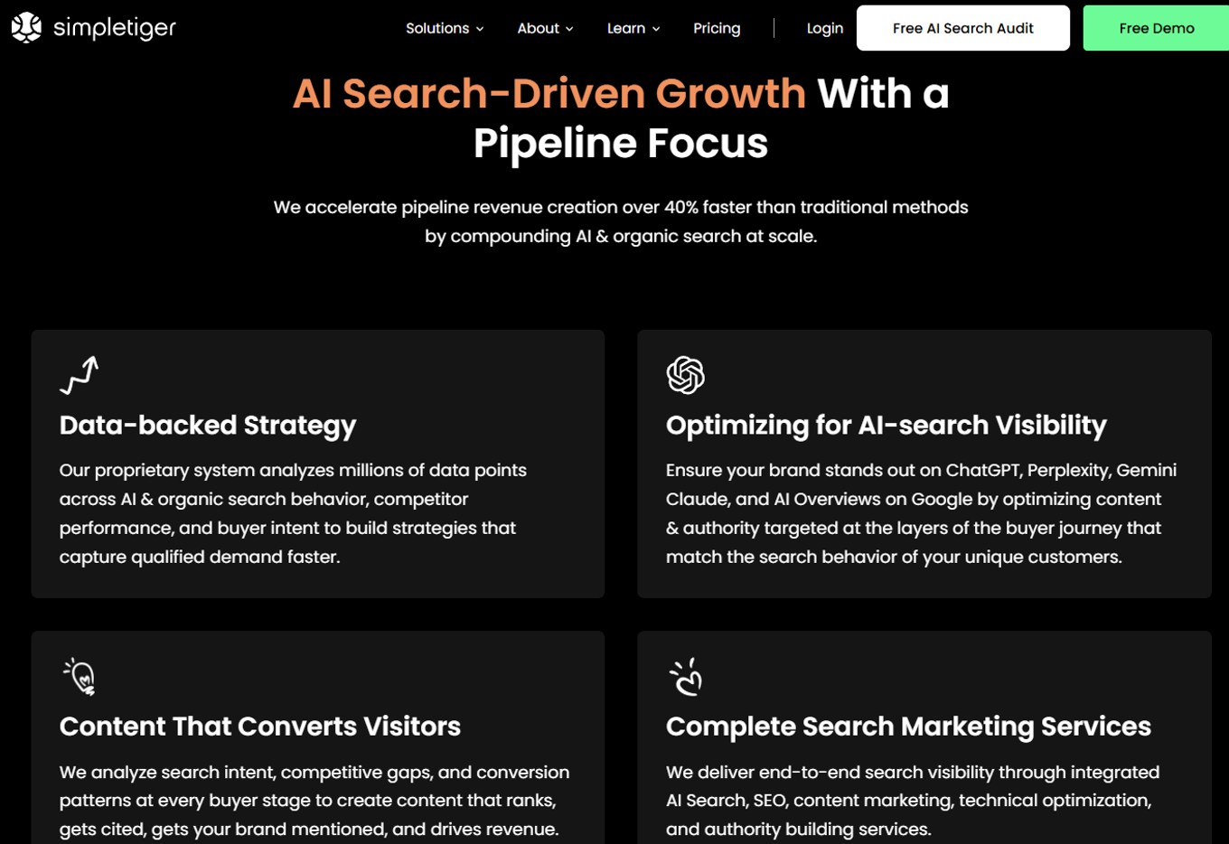 SimpleTiger website