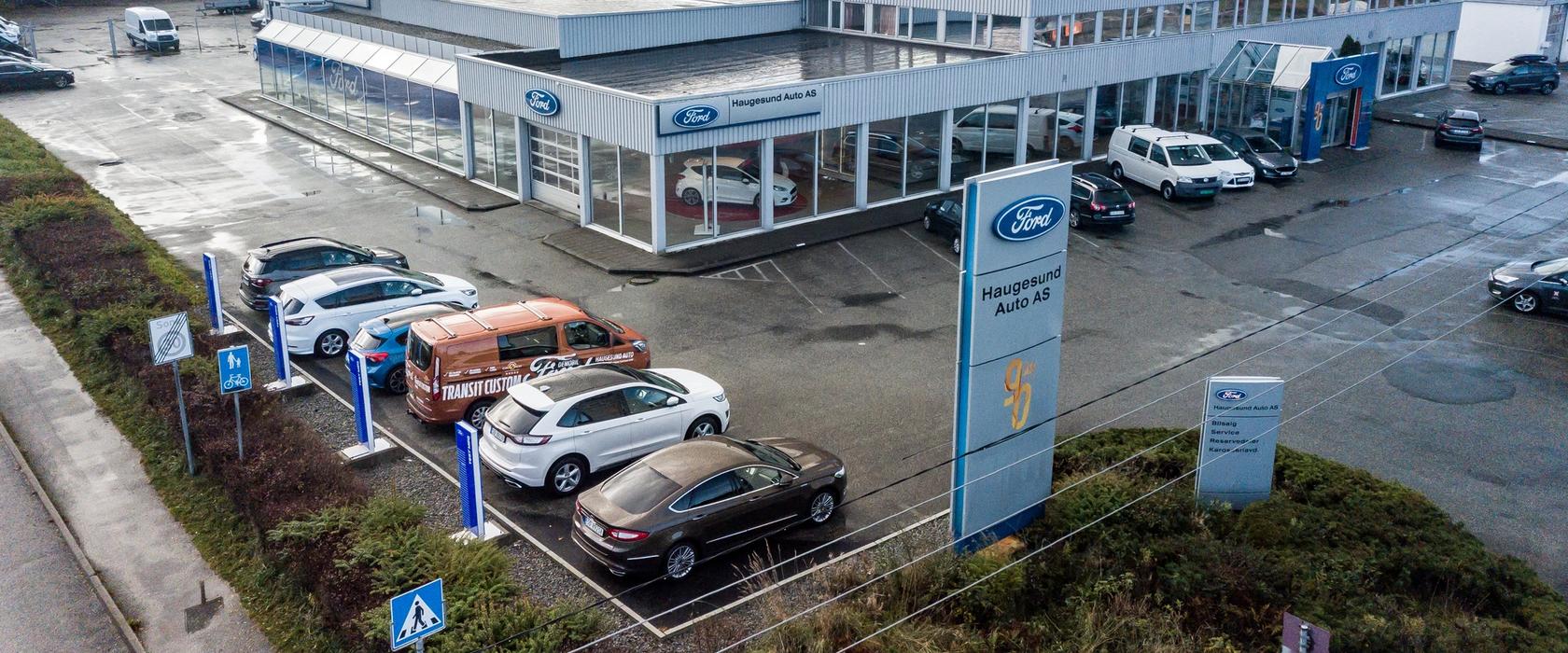 Vi selger Ford kysten rundt, også i Haugesund Oversiktsbilde av Haugesund Auto AS