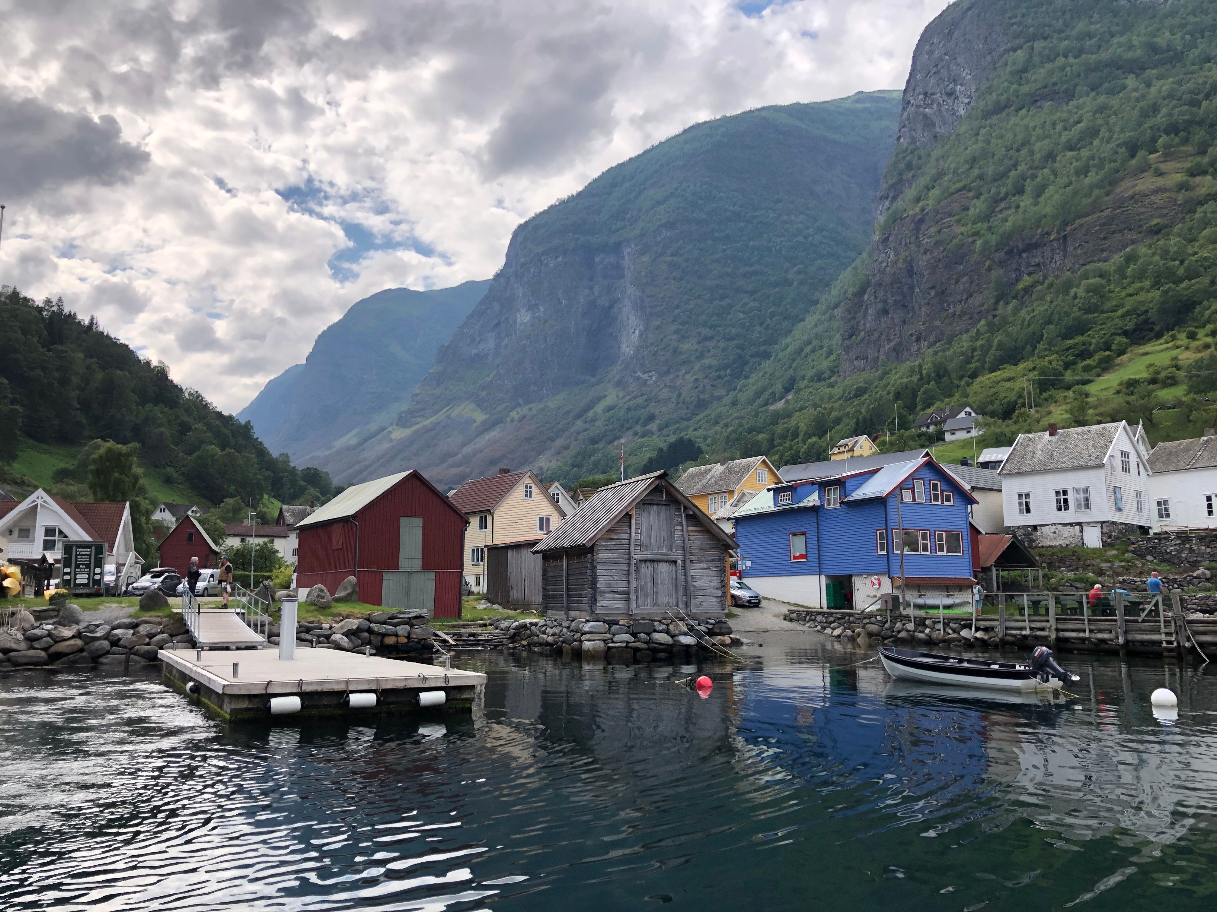 Hus i fjæra
