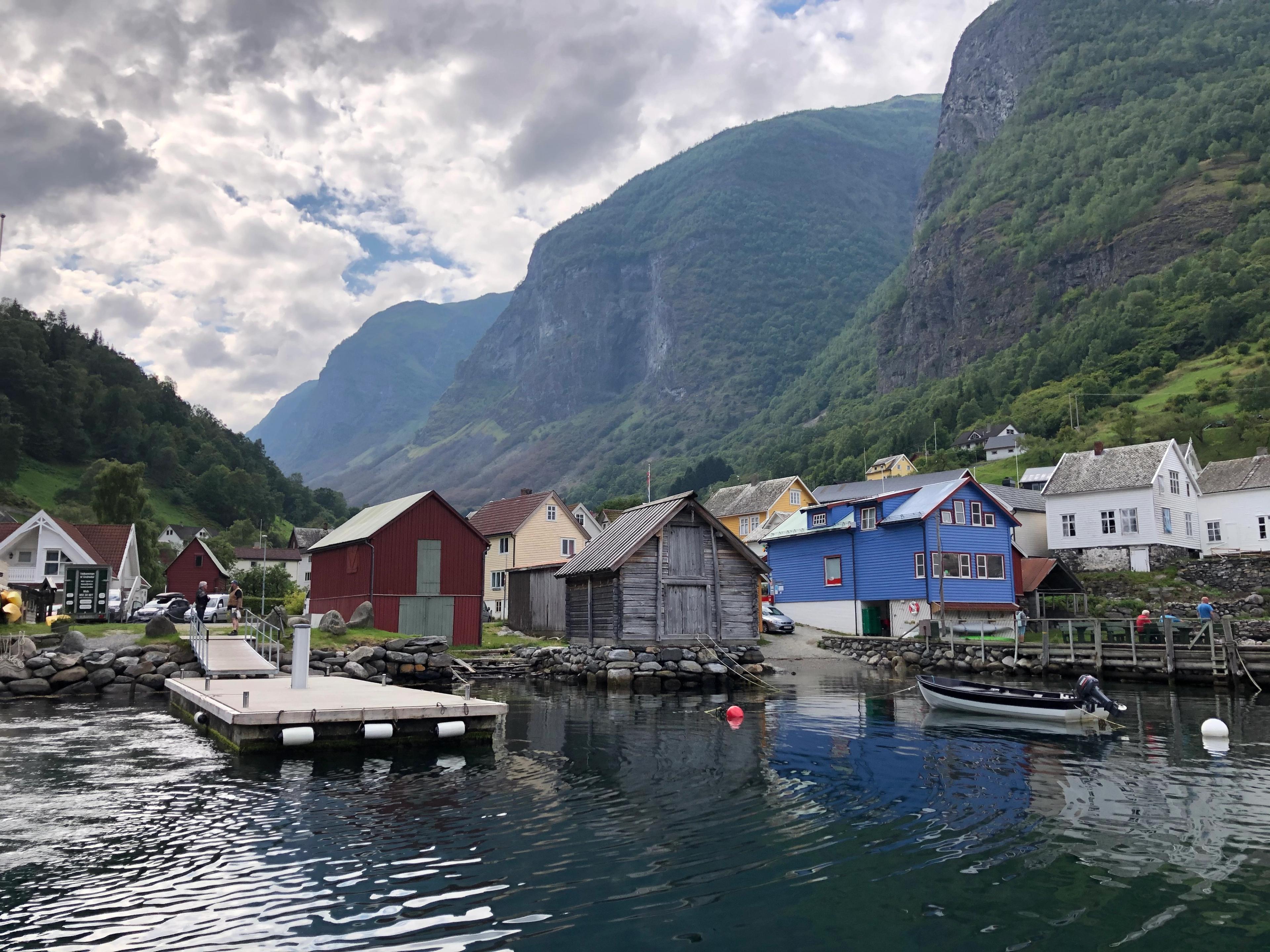 Hus i fjæra