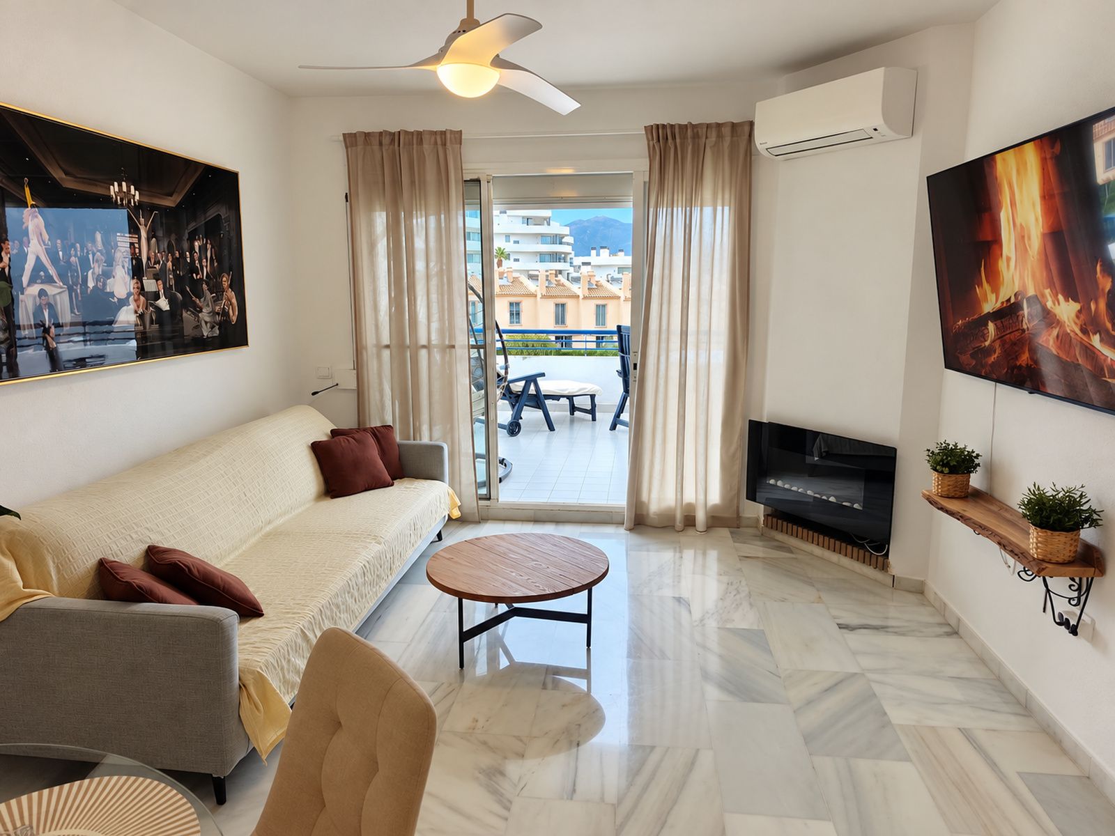 Beach front Apartment in Mijas Costa Fuengirola 