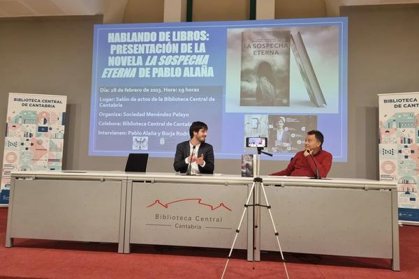 Presentación de ‘La sospecha eterna’ en el ciclo ‘Hablando de libros’