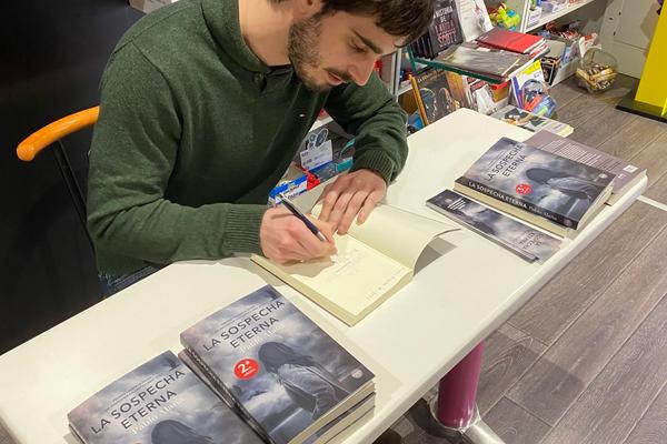 Firma de libros en Sarria