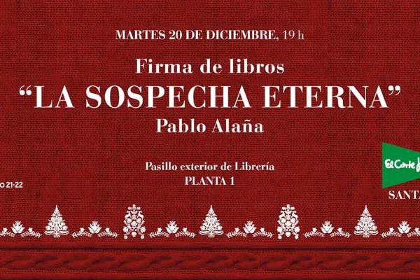 Próximo evento: firma de ejemplares en El Corte Inglés de Santander