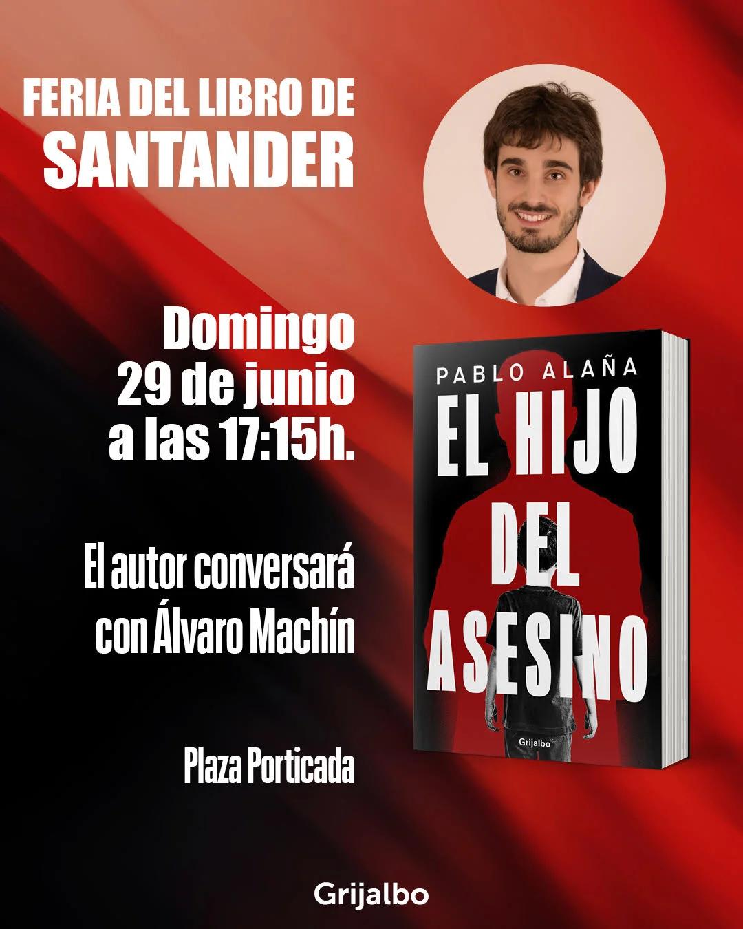 ‘El hijo del asesino’ en la Feria del Libro de Santander y Cantabria