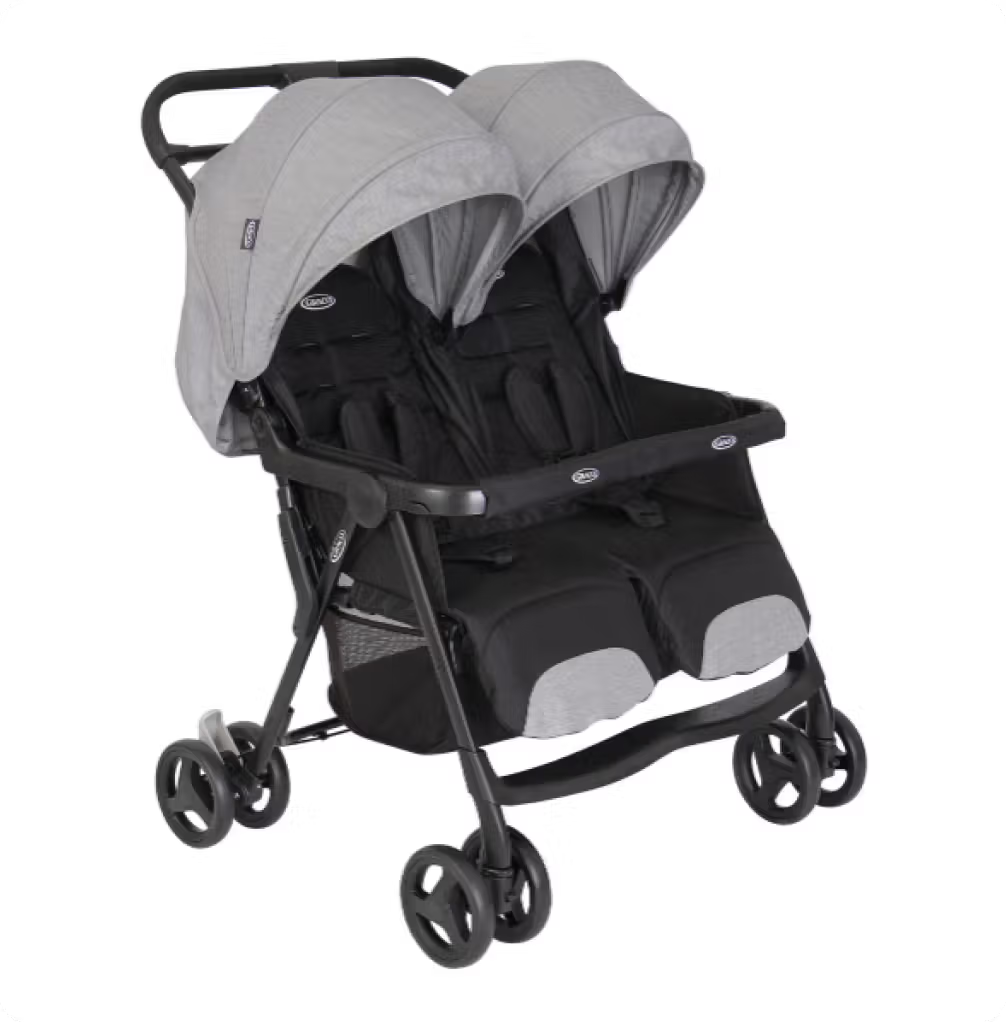 Klassischer Kinderwagen mit Babywanne