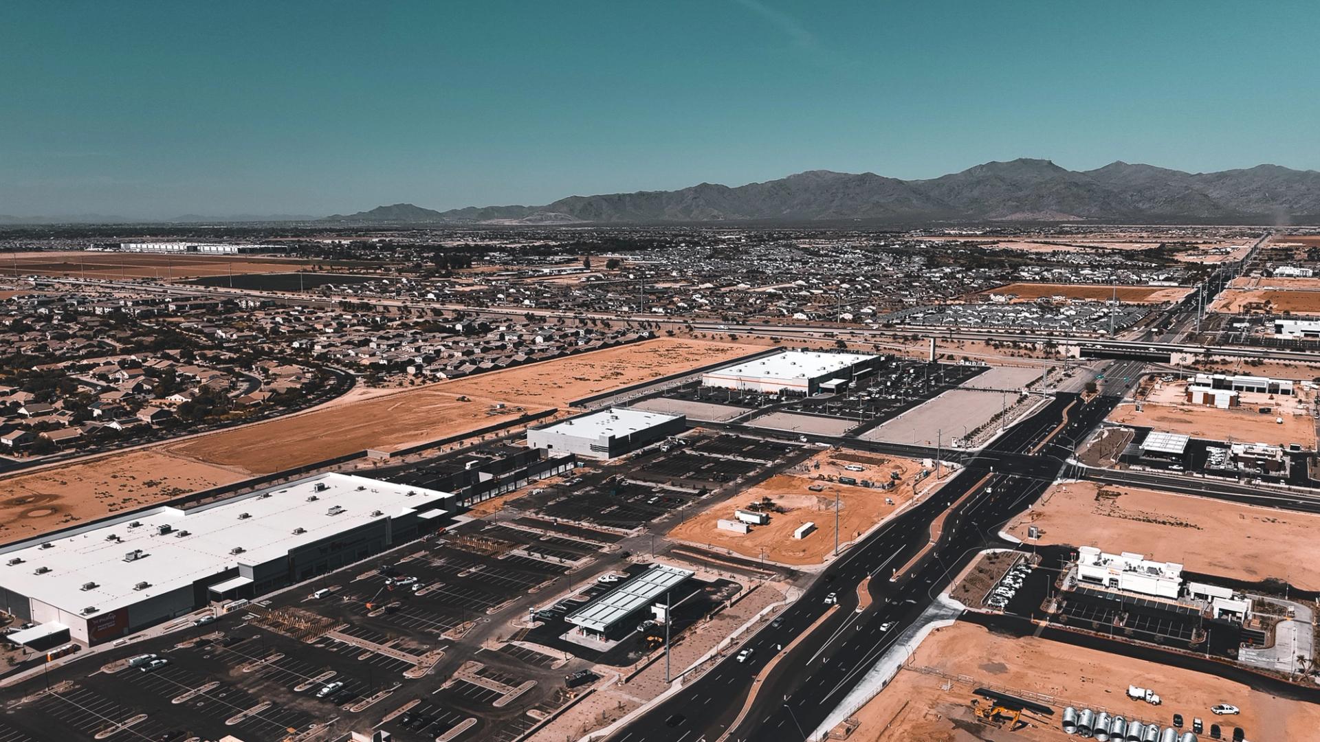 EOS Fitness in Surprise, Arizona with a new TPO roof
