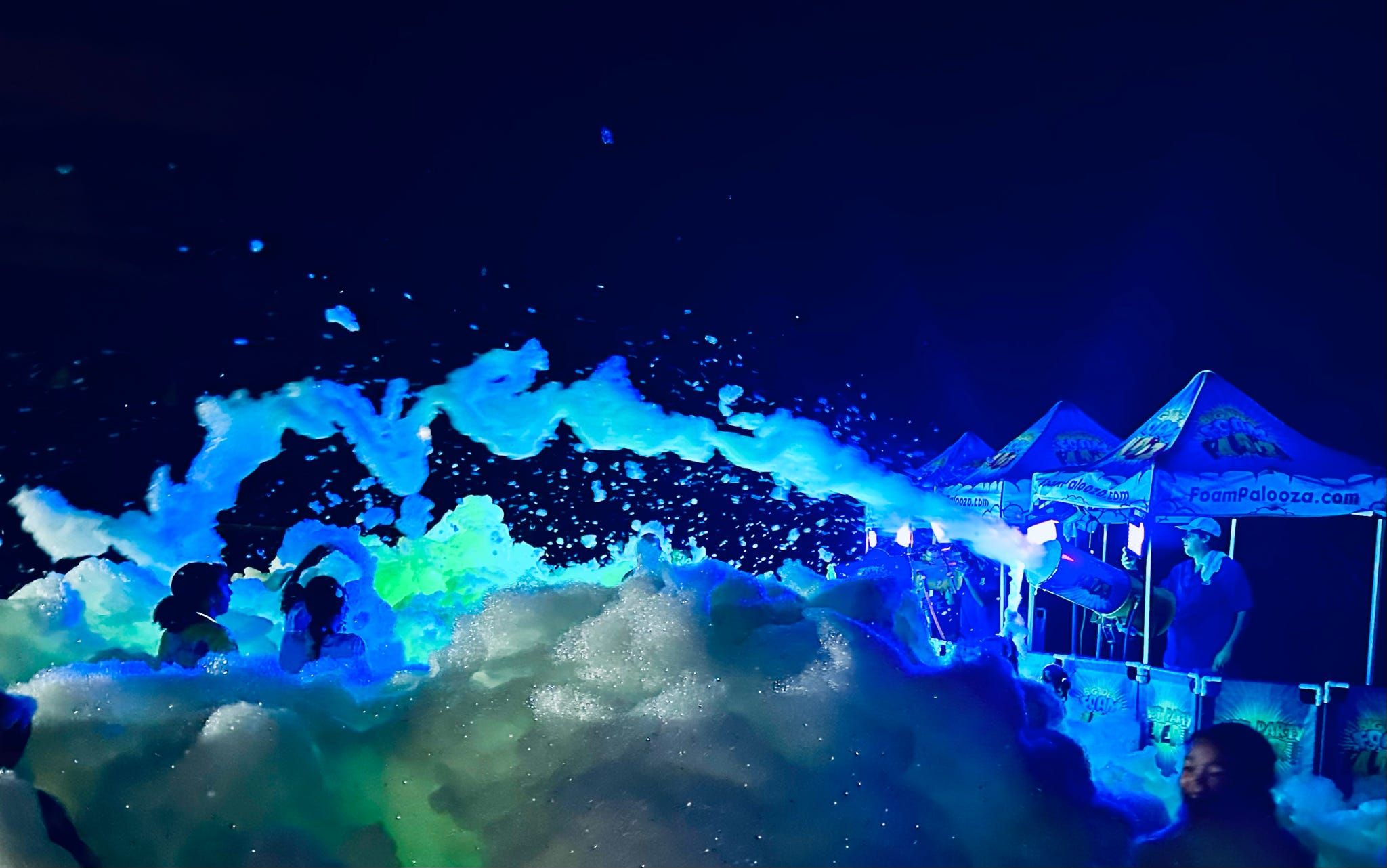 Giant glowing foam party in Southwest Florida