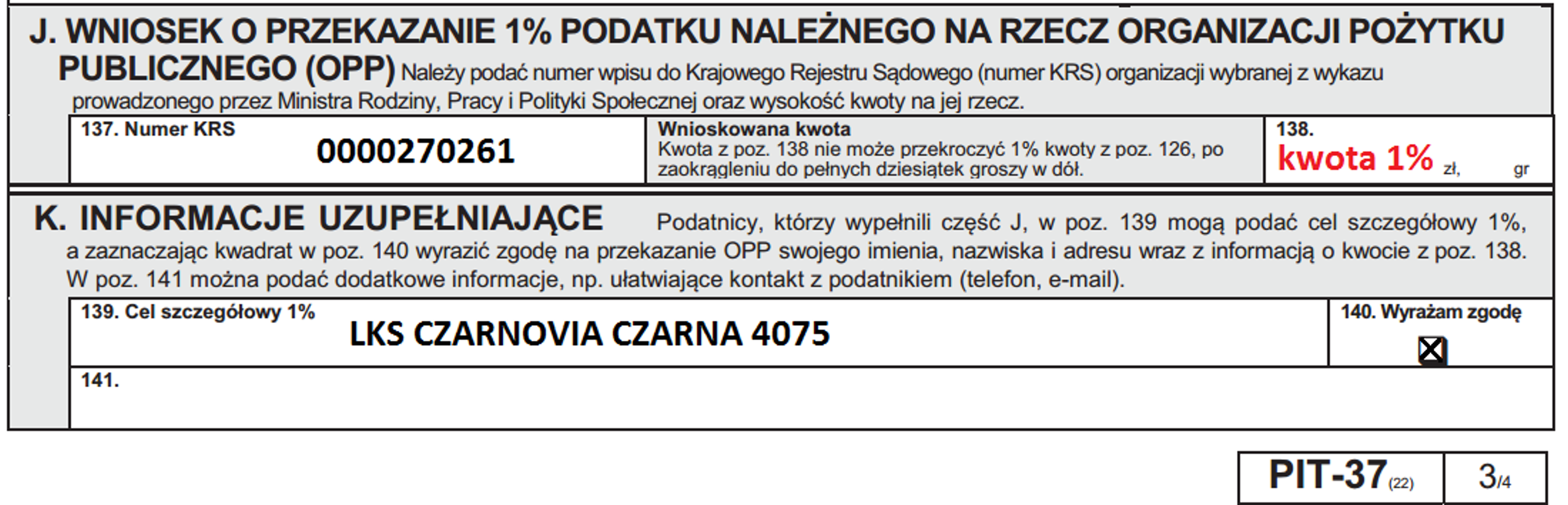 1 % na Czarnovię