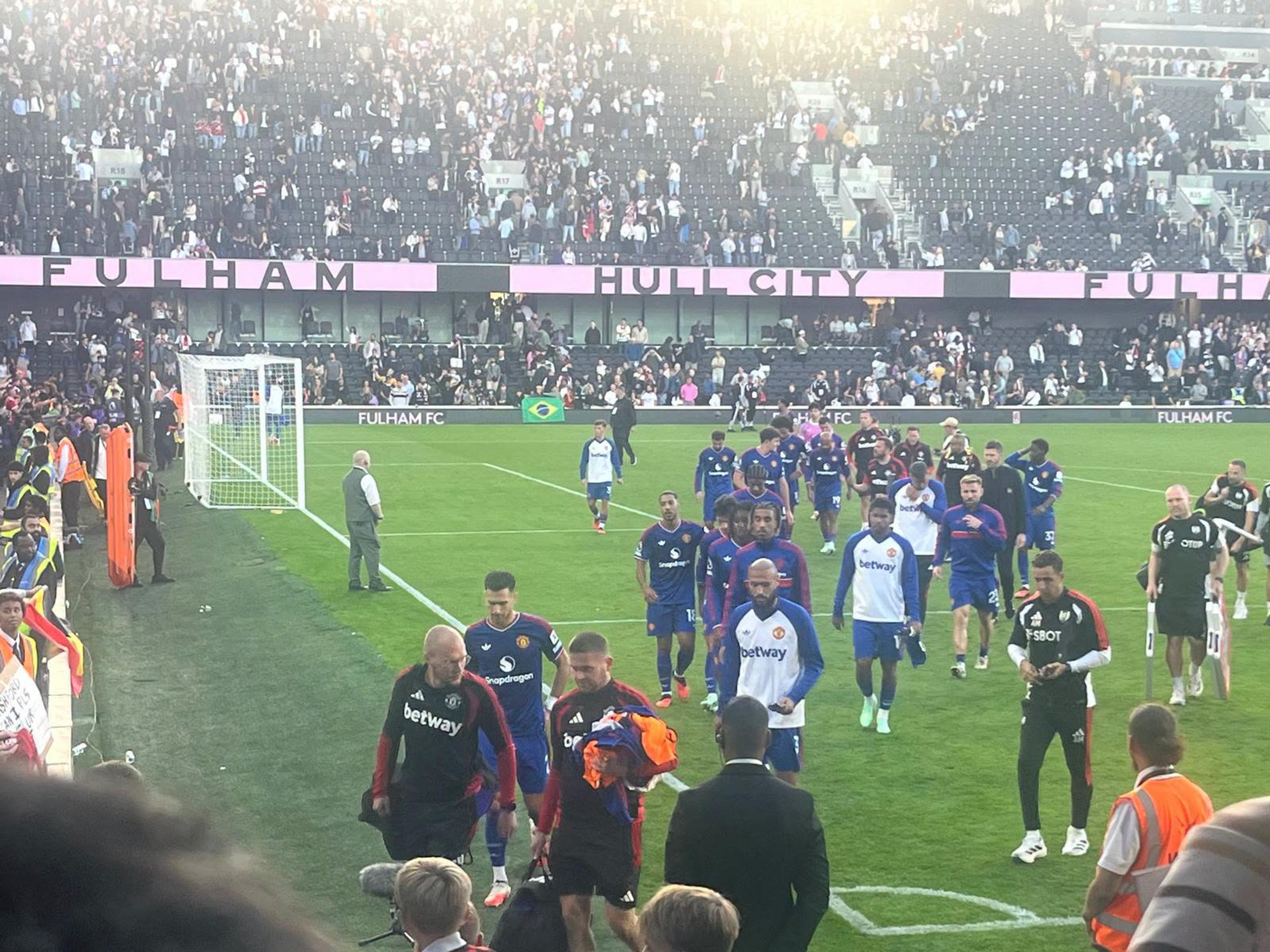 Craven Cottage podczas meczu Fulham – Manchester United