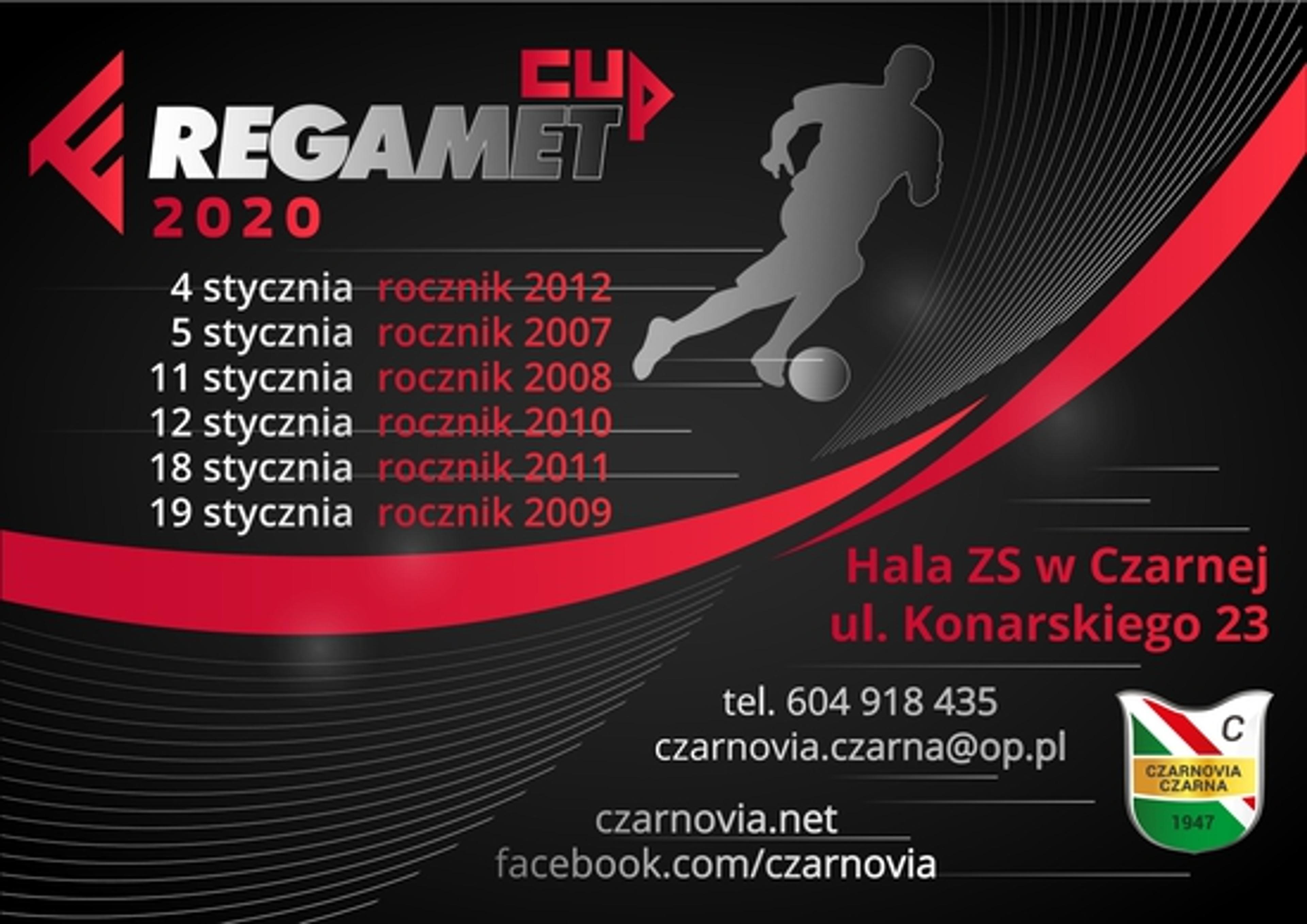 Zapraszamy na Regamet Cup 2020
