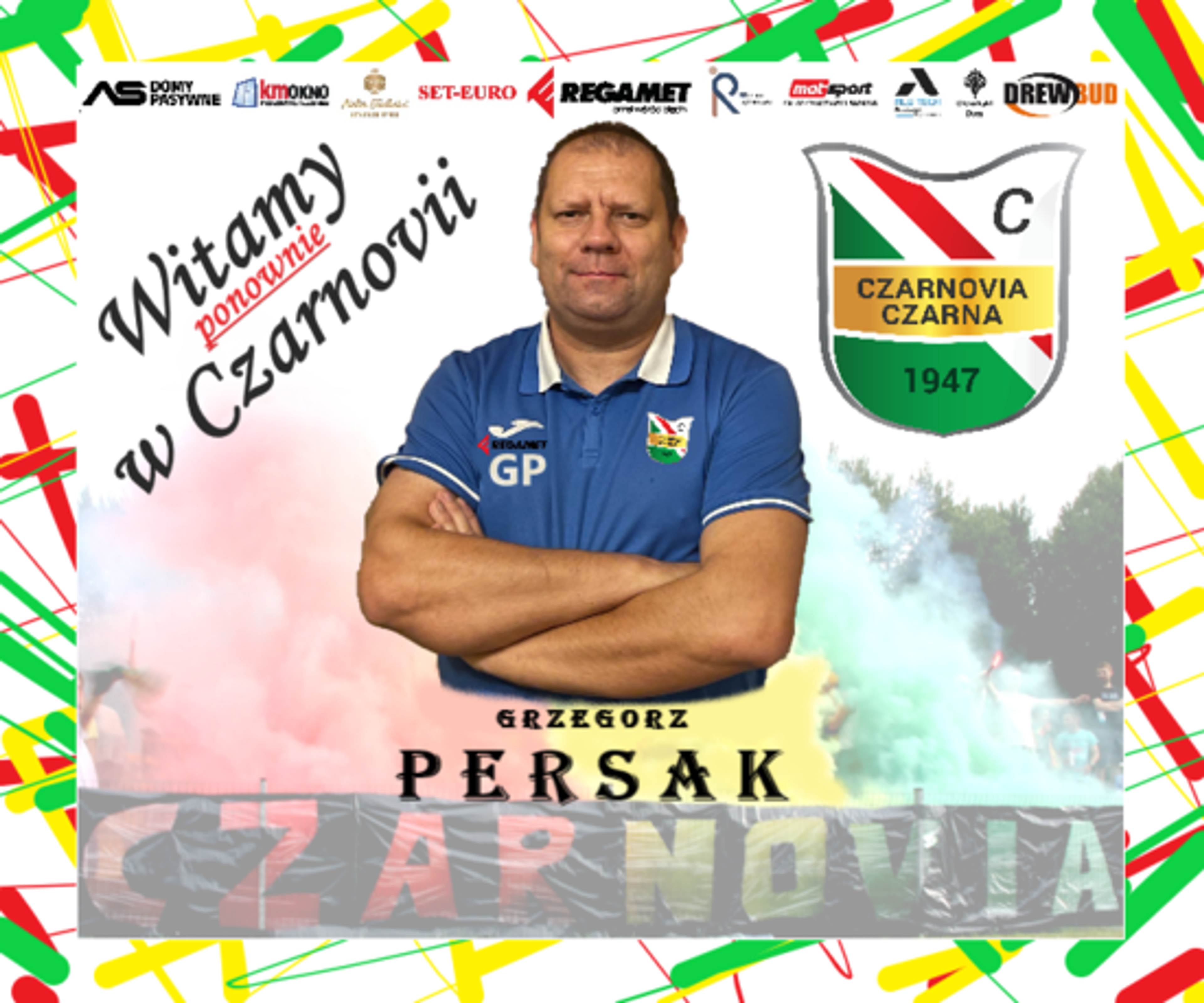 Grzegorz Persak nowym trenerem Czarnovii