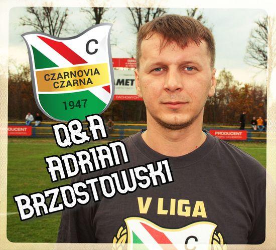 Q&A z Czarnovią – Adrian Brzostowski