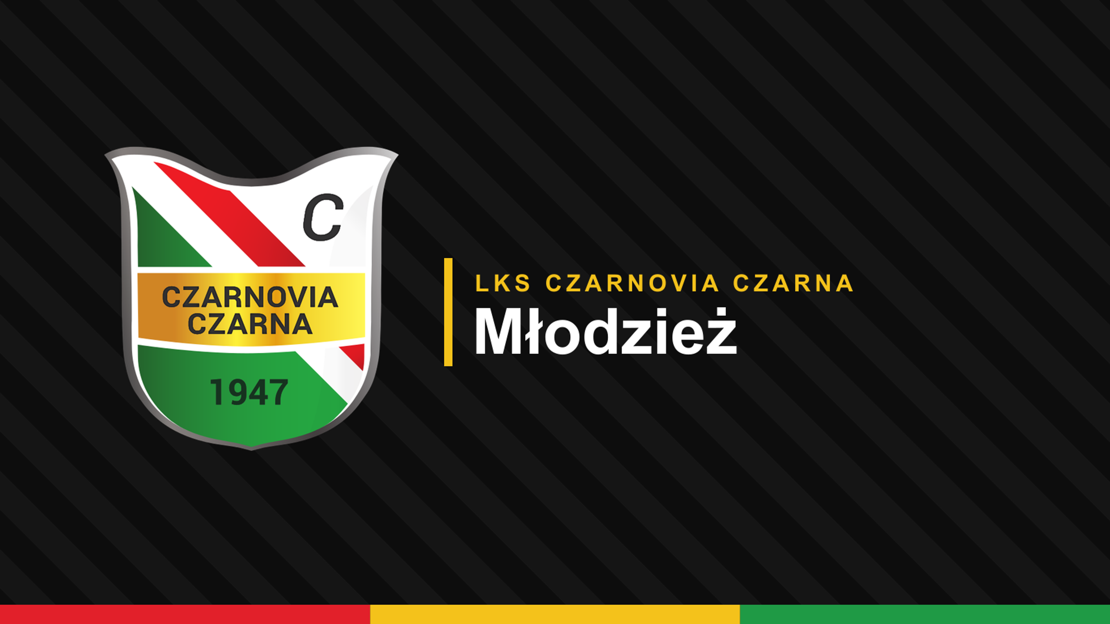 Grafika klubowa: herb Czarnovii i napis „Młodzież”