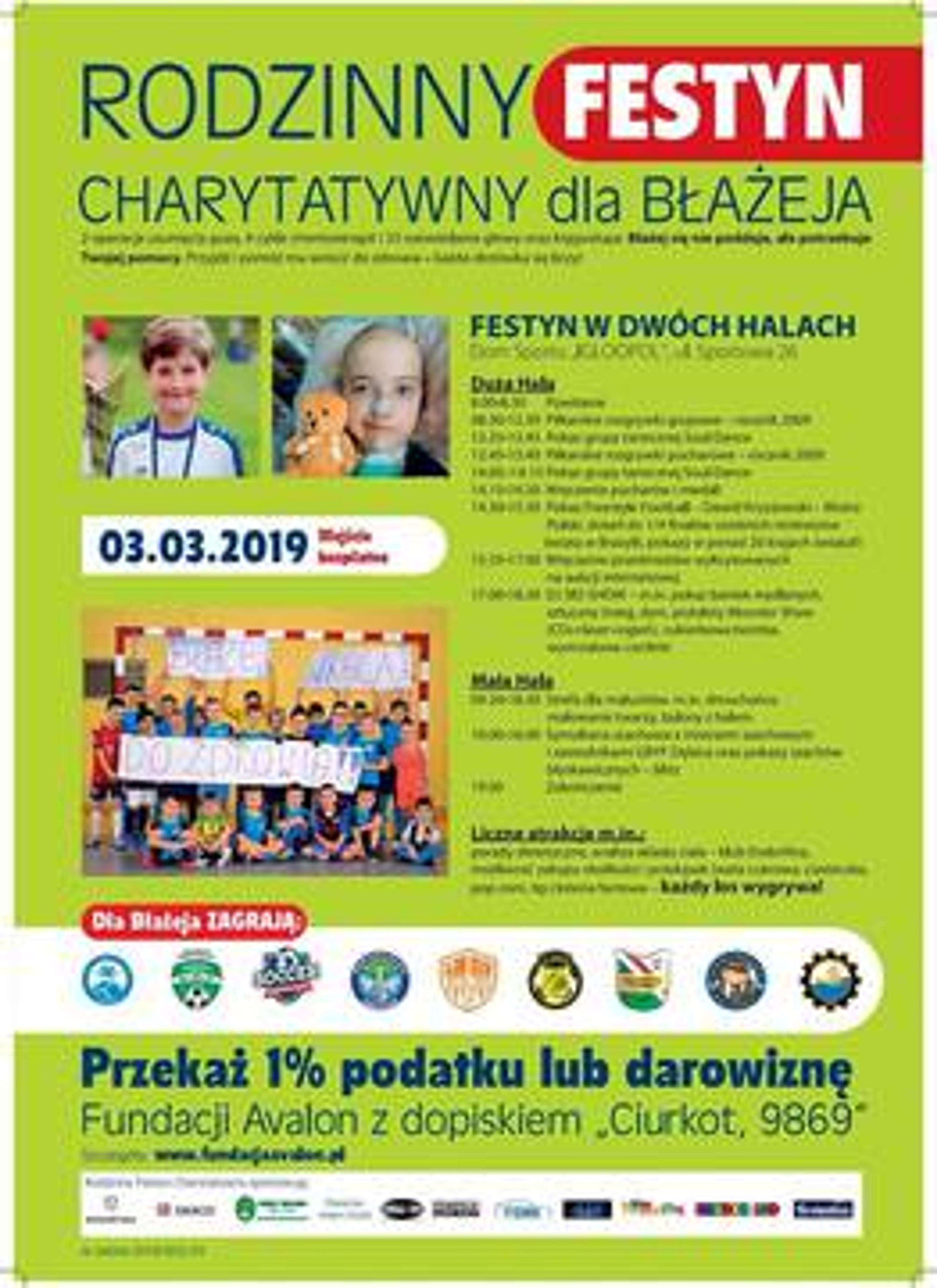 Czarnovia zagra dla Błażeja!