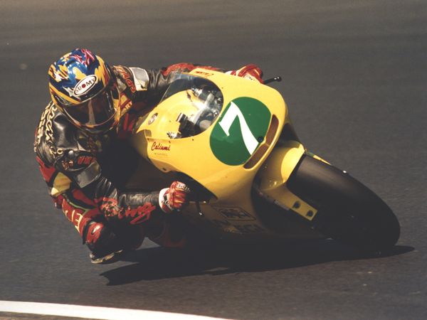 Cristian Caliumi in pista, Campionato Europeo 250cc 1998