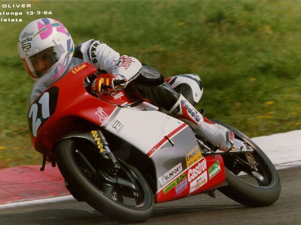Cristian Caliumi in pista, Campionato Italiano 125cc 1994